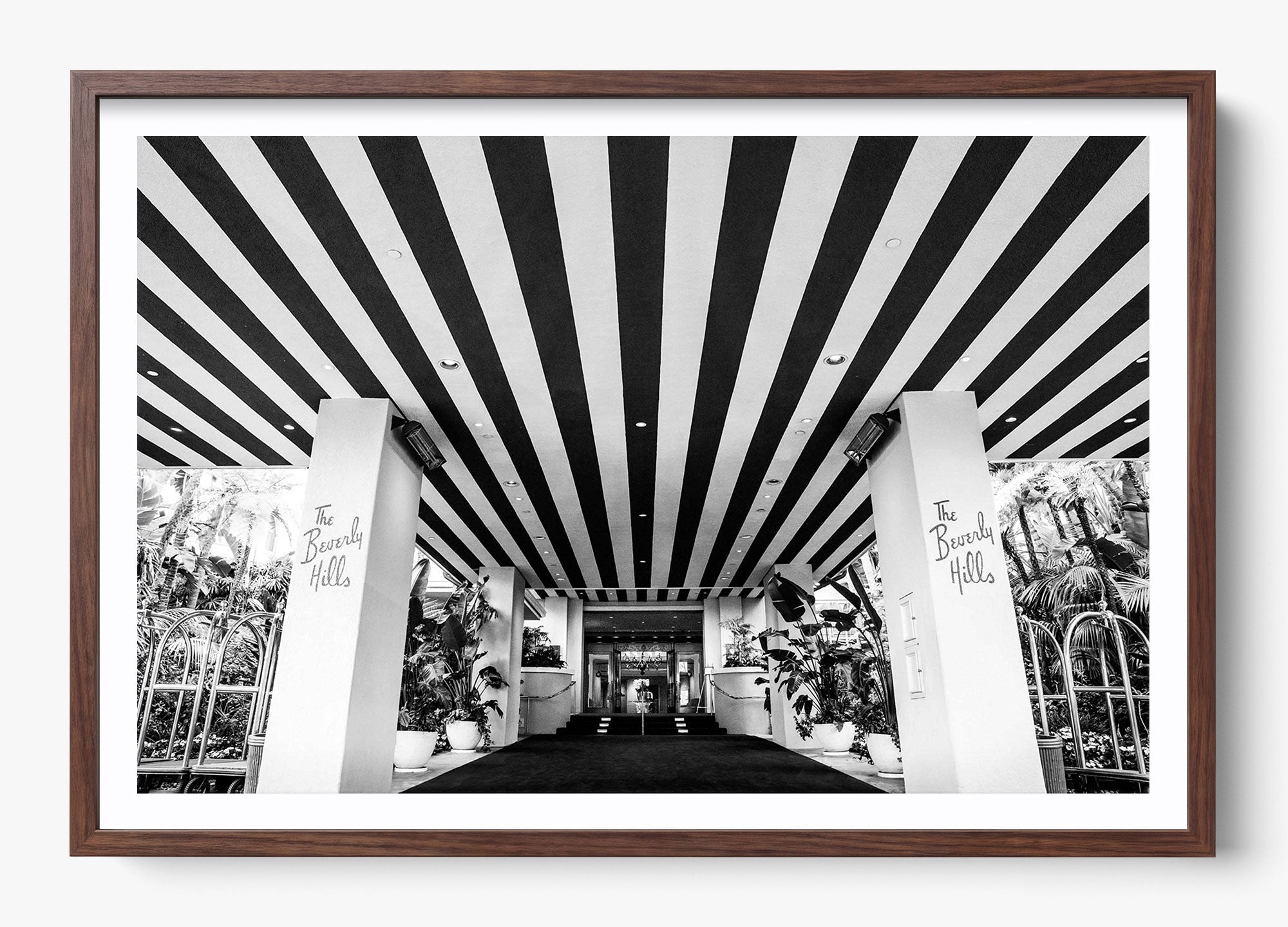 The Beverly Hills Hotel B/W