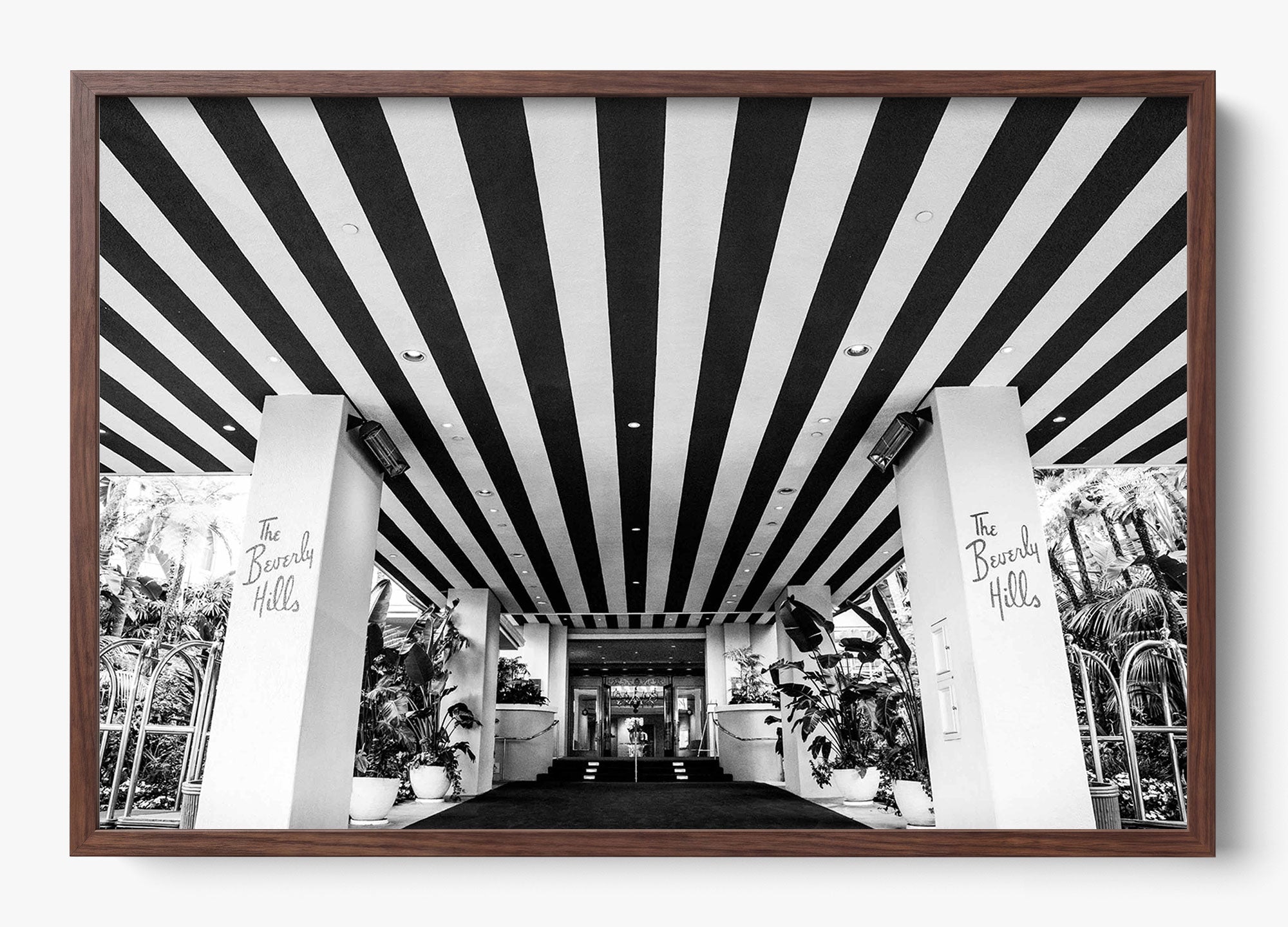 The Beverly Hills Hotel B/W