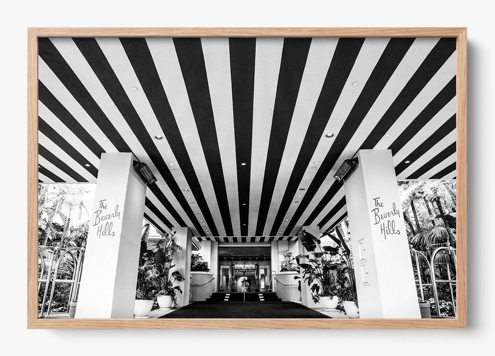 The Beverly Hills Hotel B/W