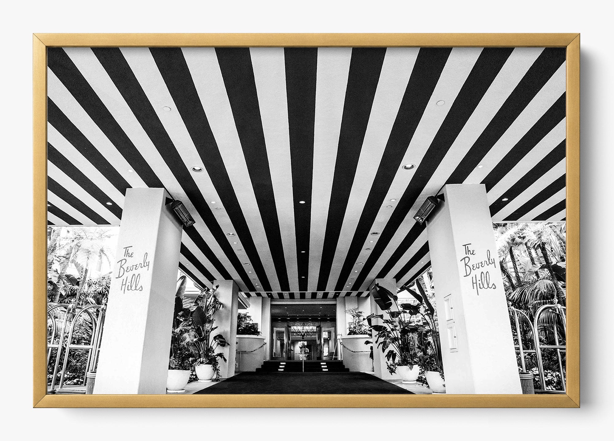 The Beverly Hills Hotel B/W