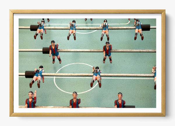The Big Game in a Gold frame