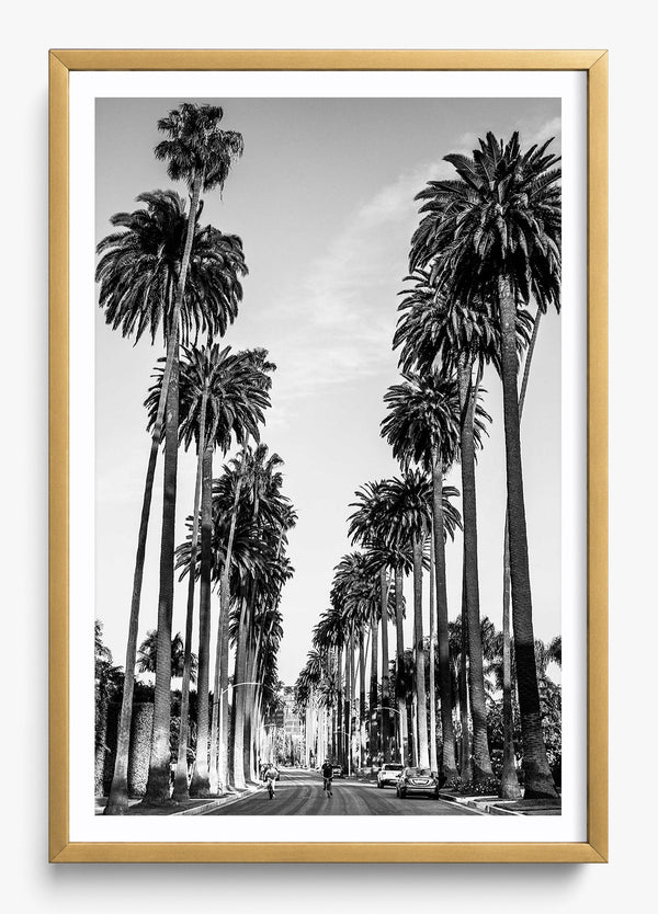 The Boulevard in a Gold frame