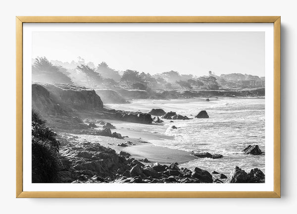 The Cambria Shores in a Gold frame