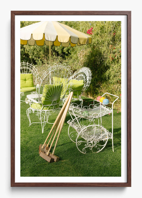 Play Nice in a Heritage Walnut frame