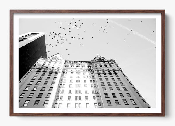The Plaza in a Heritage Walnut frame