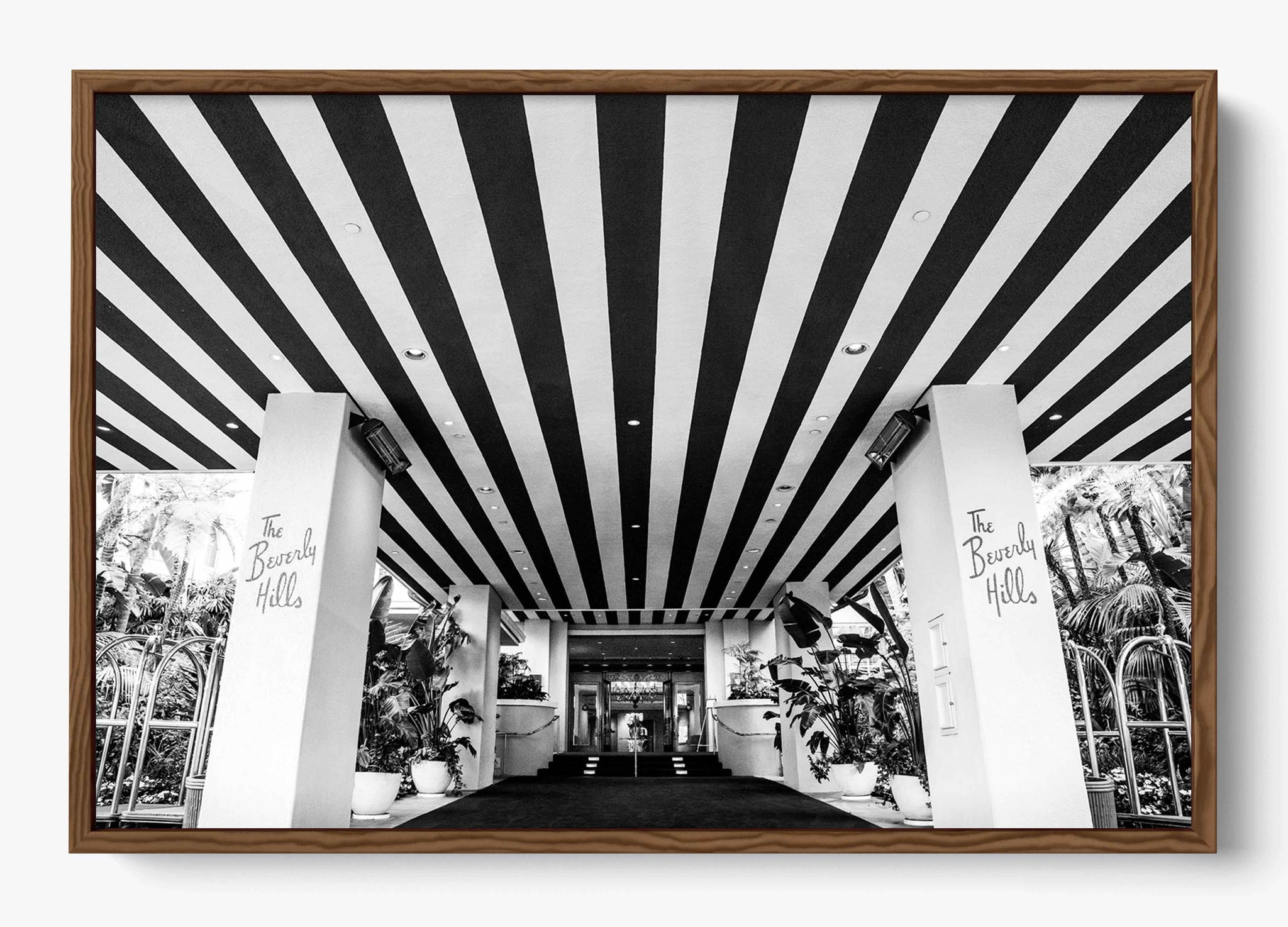 The Beverly Hills Hotel B/W