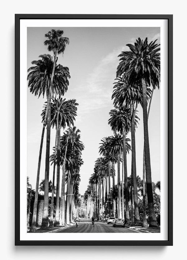 The Boulevard in a Black frame