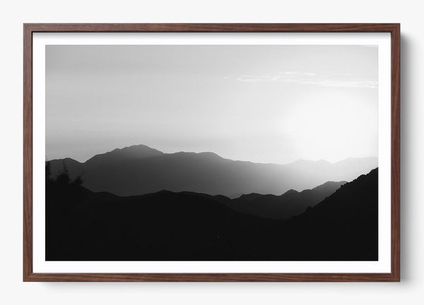 Valley View in a Heritage Walnut frame