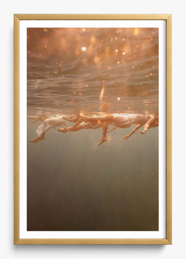 We Are Infinite in a Gold frame