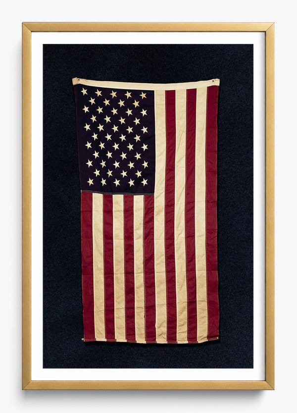 We Stand United in a Gold frame
