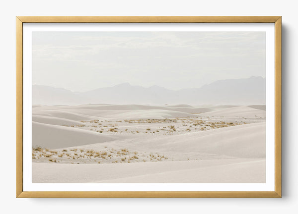 White Sand Way in a Gold frame