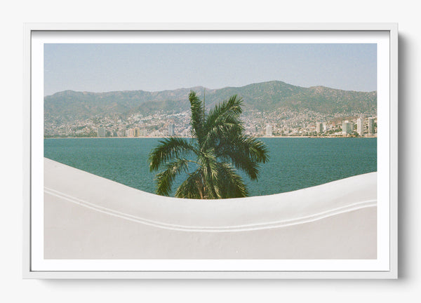 I Love Acapulco in a White frame