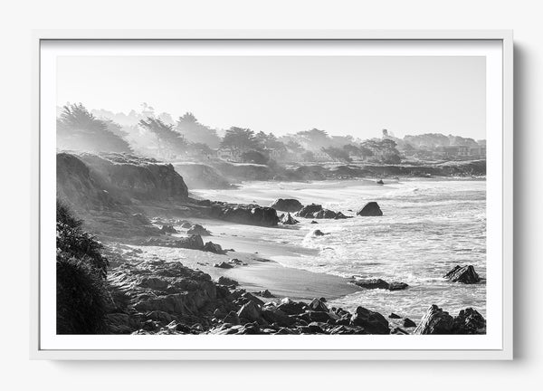 The Cambria Shores in a White frame