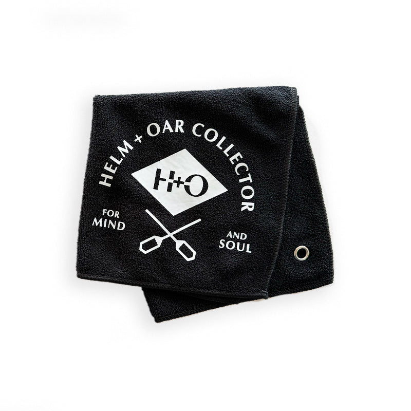 Custom Helm and Oar dusting cloth