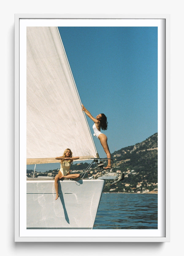 Her Leisure in a White frame