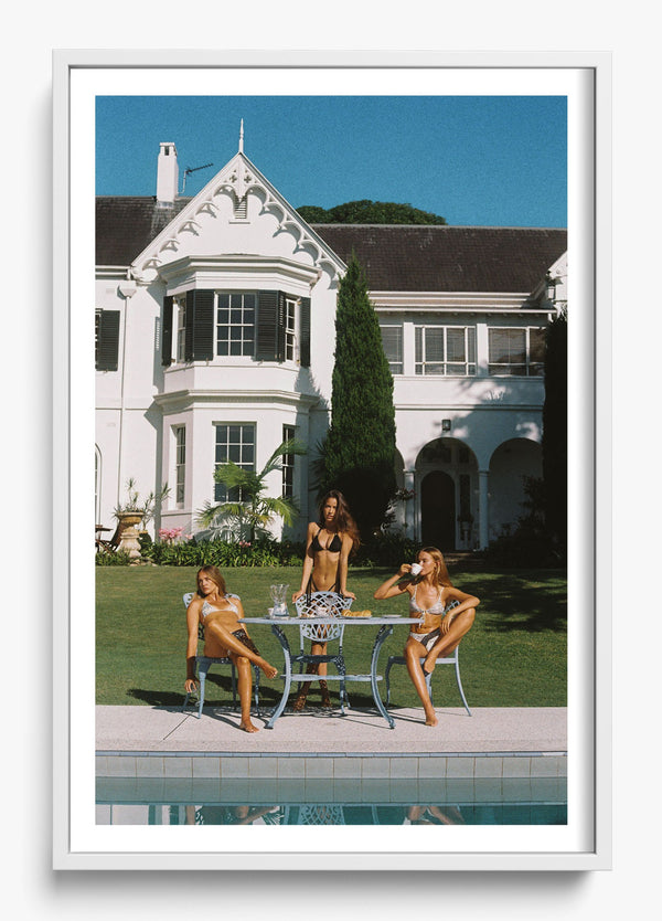 Her Parent's Place in a White frame
