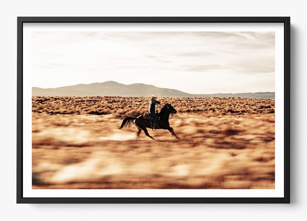 Hurry Home in a Black frame