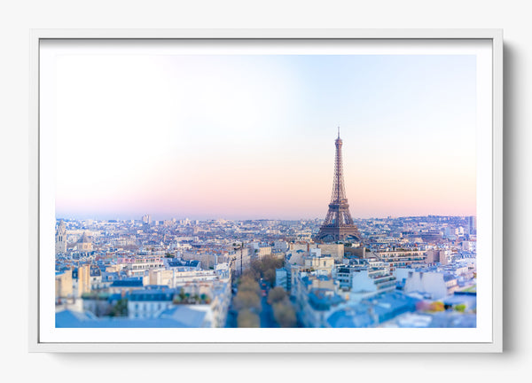 Morning Pariscapes in a White frame
