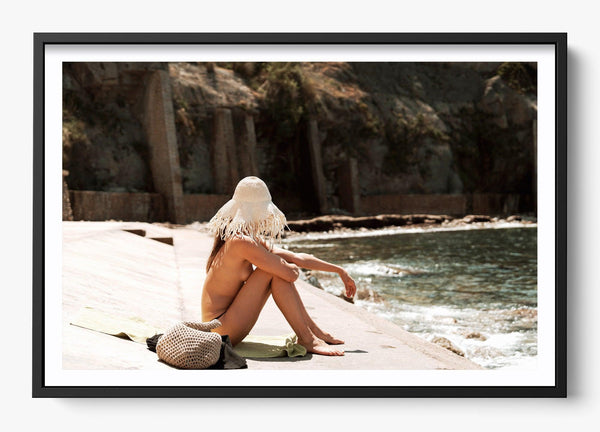 Musings in Mallorca in a Black frame