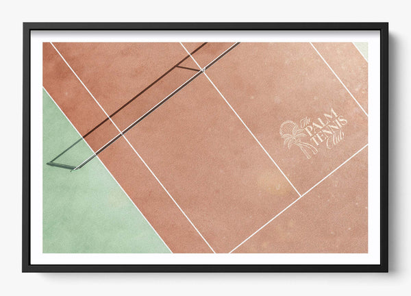 Palm Court in a Black frame