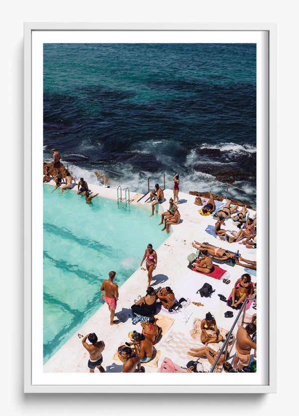 Summer Down Under in a White frame