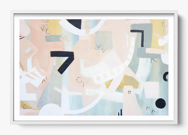 Jungle Fun in a White frame